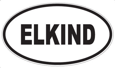 ELKIND - Oval Sticker