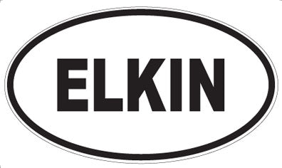 ELKIN - Oval Magnet