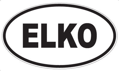 ELKO - Oval Sticker