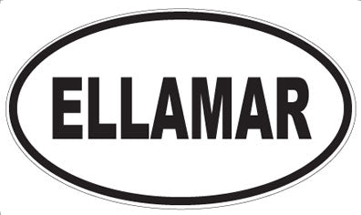 ELLAMAR - Oval Magnet