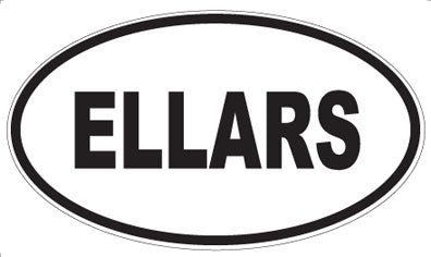 ELLARS - Oval Sticker