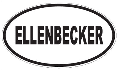 ELLENBECKER - Oval Magnet