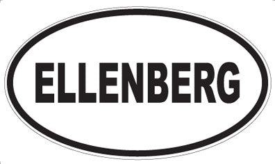 ELLENBERG - Oval Sticker