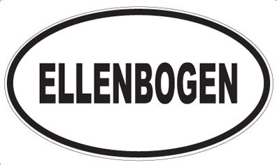 ELLENBOGEN - Oval Magnet