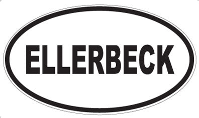 ELLERBECK - Oval Magnet
