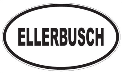 ELLERBUSCH - Oval Sticker