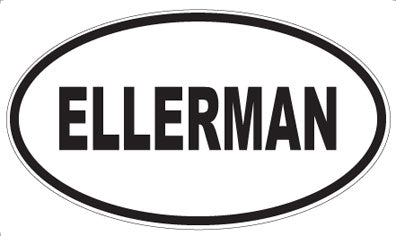 ELLERMAN - Oval Magnet