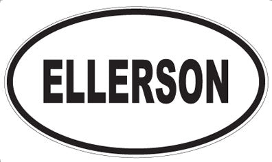 ELLERSON - Oval Magnet