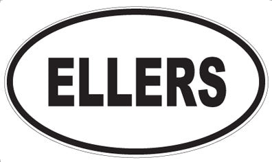 ELLERS - Oval Magnet