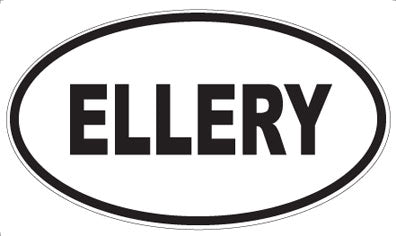 ELLERY - Oval Sticker