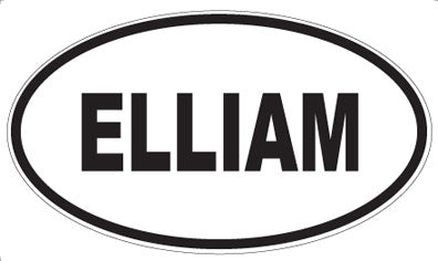 ELLIAM - Oval Magnet