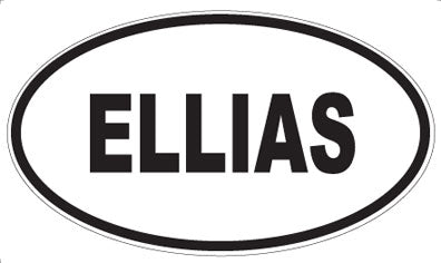 ELLIAS - Oval Sticker