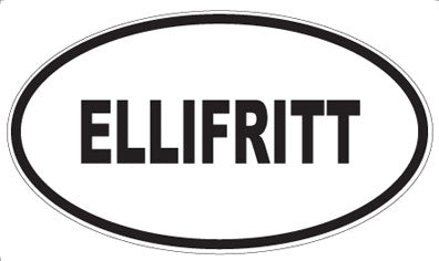 ELLIFRITT - Oval Magnet