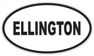 ELLINGTON - Oval Magnet