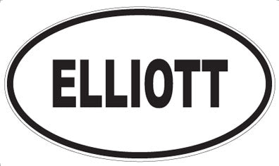 ELLIOTT - Oval Magnet