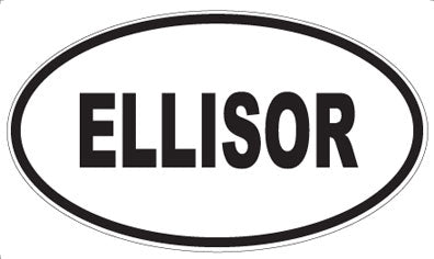 ELLISOR - Oval Sticker
