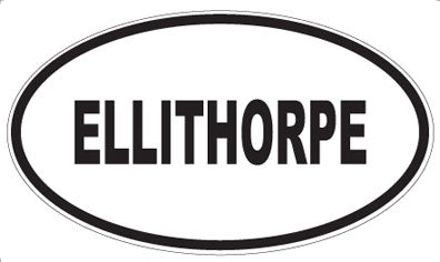 ELLITHORPE - Oval Sticker