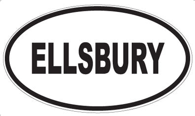 ELLSBURY - Oval Magnet