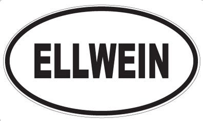 ELLWEIN - Oval Sticker