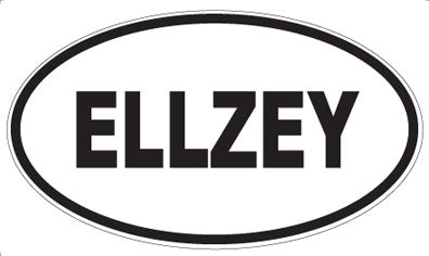 ELLZEY - Oval Magnet