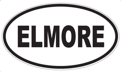 ELMORE - Oval Sticker