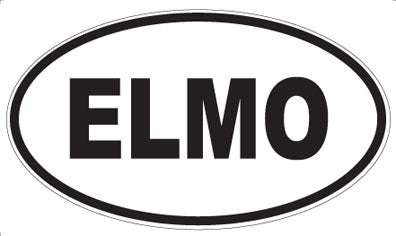 ELMO - Oval Magnet