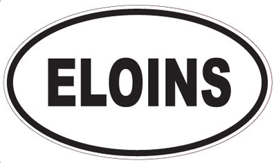 ELOINS - Oval Sticker