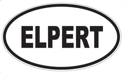 ELPERT - Oval Sticker