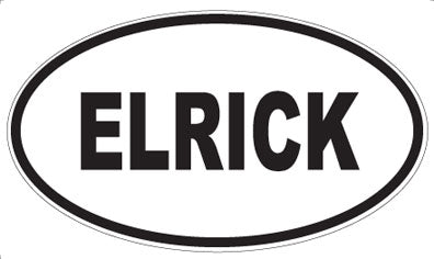 ELRICK - Oval Magnet