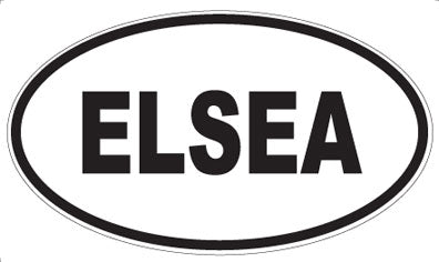 ELSEA - Oval Sticker