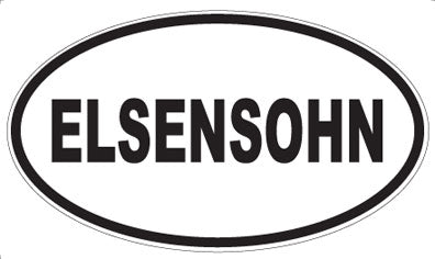 ELSENSOHN - Oval Magnet