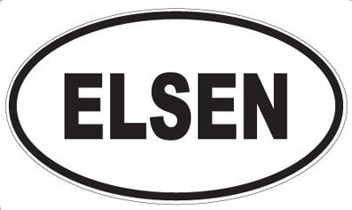 ELSEN - Oval Magnet