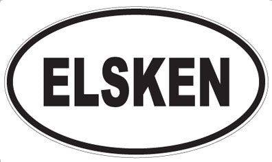 ELSKEN - Oval Magnet