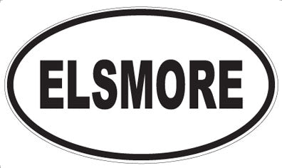 ELSMORE - Oval Sticker