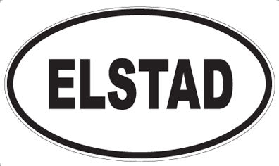 ELSTAD - Oval Magnet