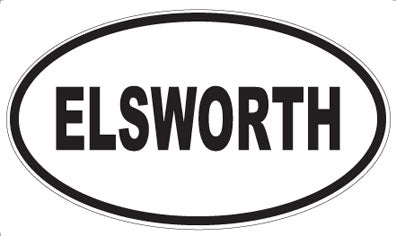 ELSWORTH - Oval Sticker
