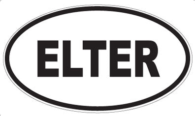 ELTER - Oval Magnet