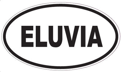 ELUVIA - Oval Sticker