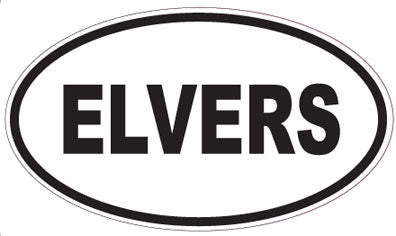 ELVERS - Oval Sticker