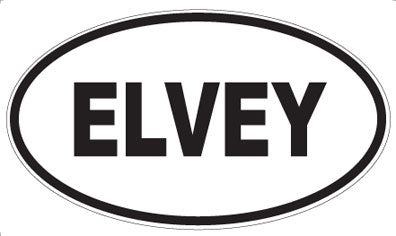 ELVEY - Oval Magnet