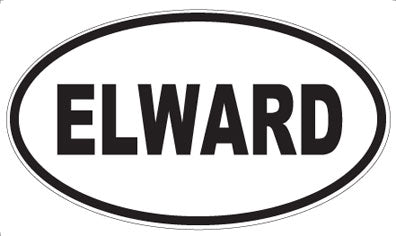 ELWARD - Oval Sticker