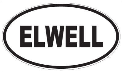 ELWELL - Oval Sticker
