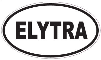 ELYTRA - Oval Sticker