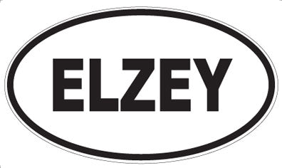 ELZEY - Oval Magnet
