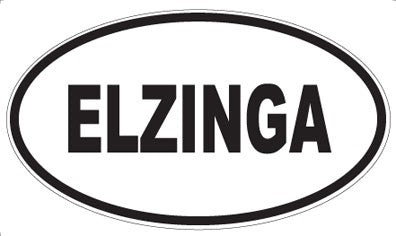 ELZINGA - Oval Magnet