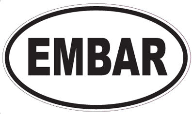 EMBAR - Oval Magnet