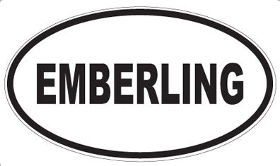 EMBERLING - Oval Sticker