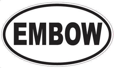 EMBOW - Oval Sticker