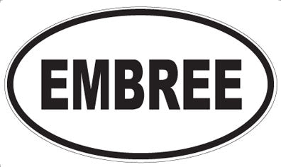 EMBREE - Oval Magnet