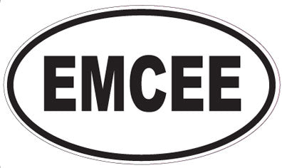 EMCEE - Oval Sticker